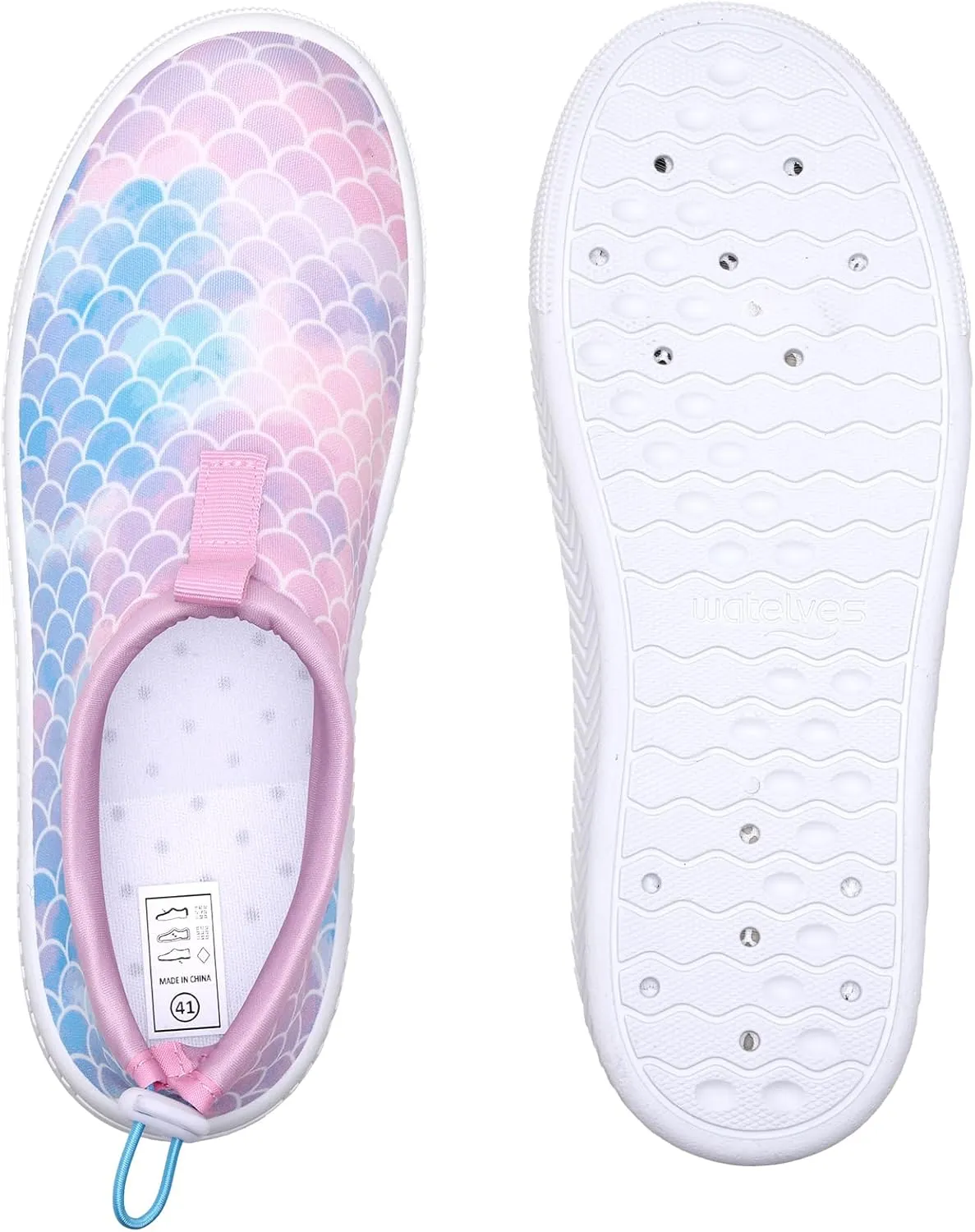 WateLves Water Shoes for Men and Women - Quick-Dry Multi-Purpose Casual Water Sneakers Slip-On with Drainage Holes - Lightweight, Non-Slip Aqua Shoes for Outdoor Water Sports