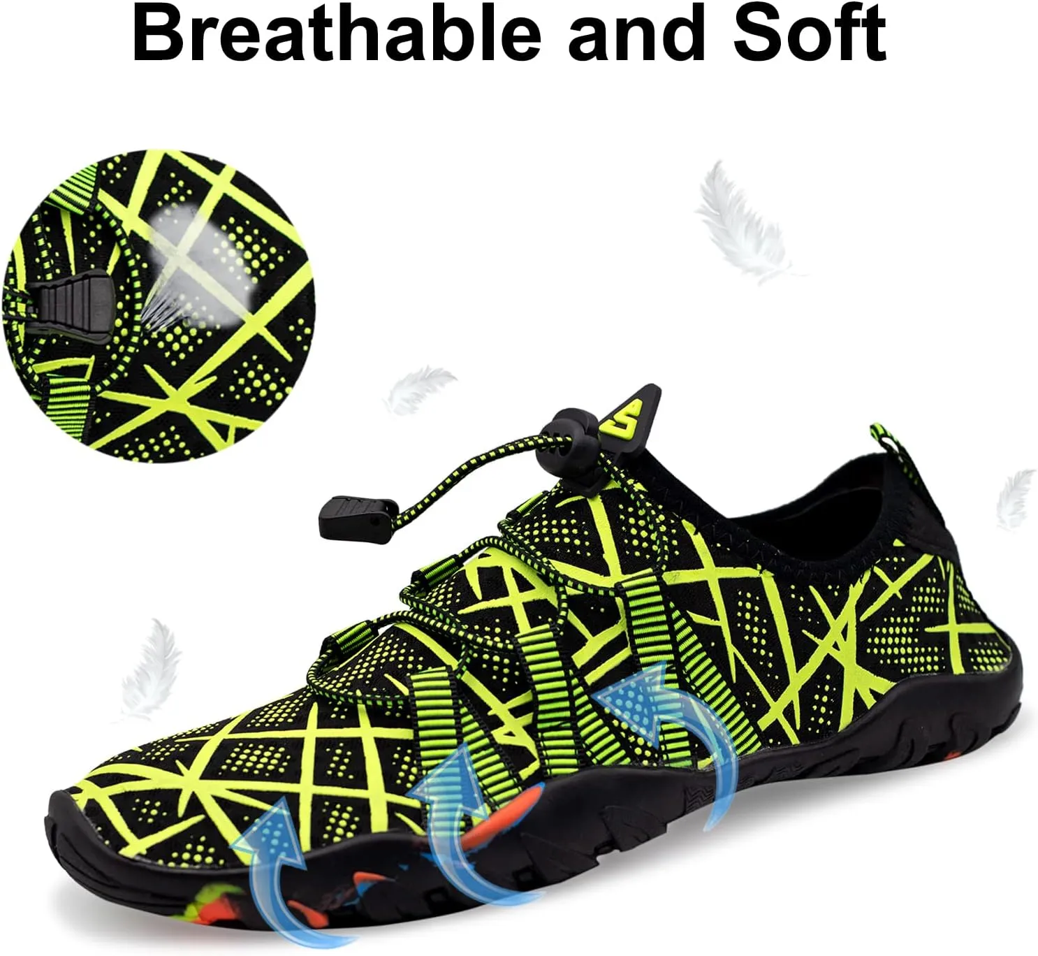Water Shoes for Men Women Quick-Dry Barefoot Aqua Sock Outdoor Athletic Sport Shoes