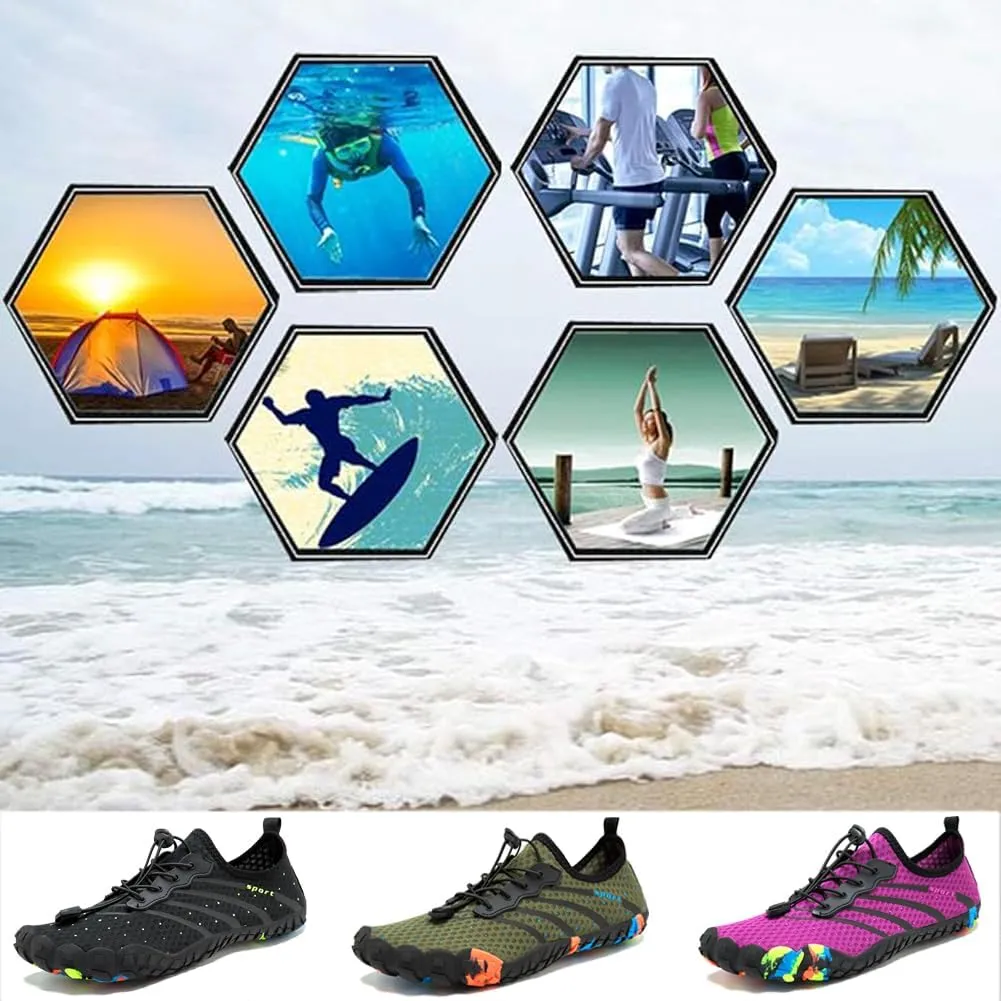 Water Shoes Men Women Quick Dry Barefoot Aqua Sport Shoes for Swimming Beach Pool Walking Sailing Surfing Yoga