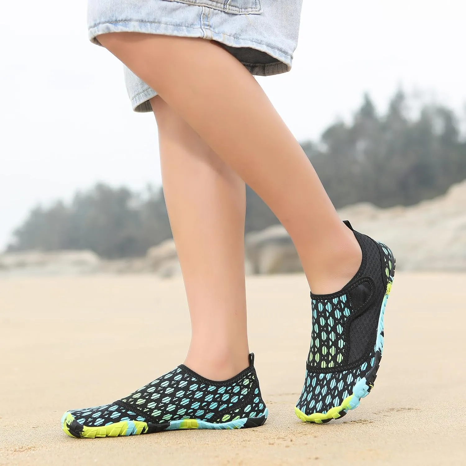 Water Shoes Mens Womens Quick-Dry Barefoot Swim Beach Pool Shoes Aqua Yoga Socks for Hiking Walking Diving Surf Outdoor Water Sports