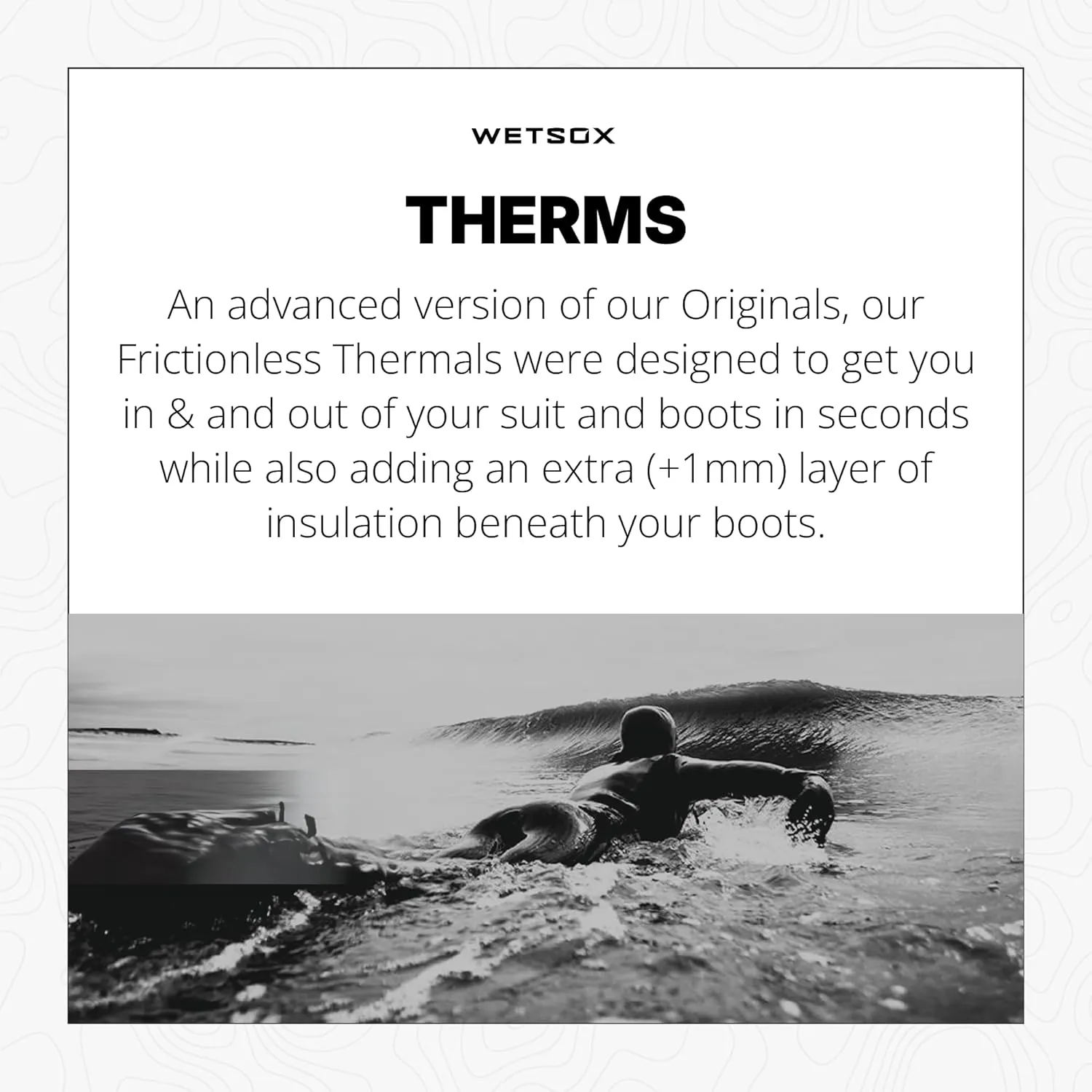 Wetsox Thermals Wetsuit Socks | Comfortable, Insulated Diving & Surfing Socks for Cold Water, Non-Slip, Quick-Dry, Durable