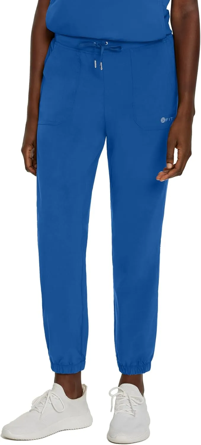 WHITE CROSS FIT Women's 399 Drawstring Jogger Scrub Pant-Royal-X-Large Petite