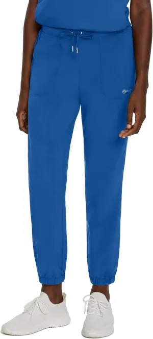 WHITE CROSS FIT Women's 399 Drawstring Jogger Scrub Pant-Royal-X-Large Petite