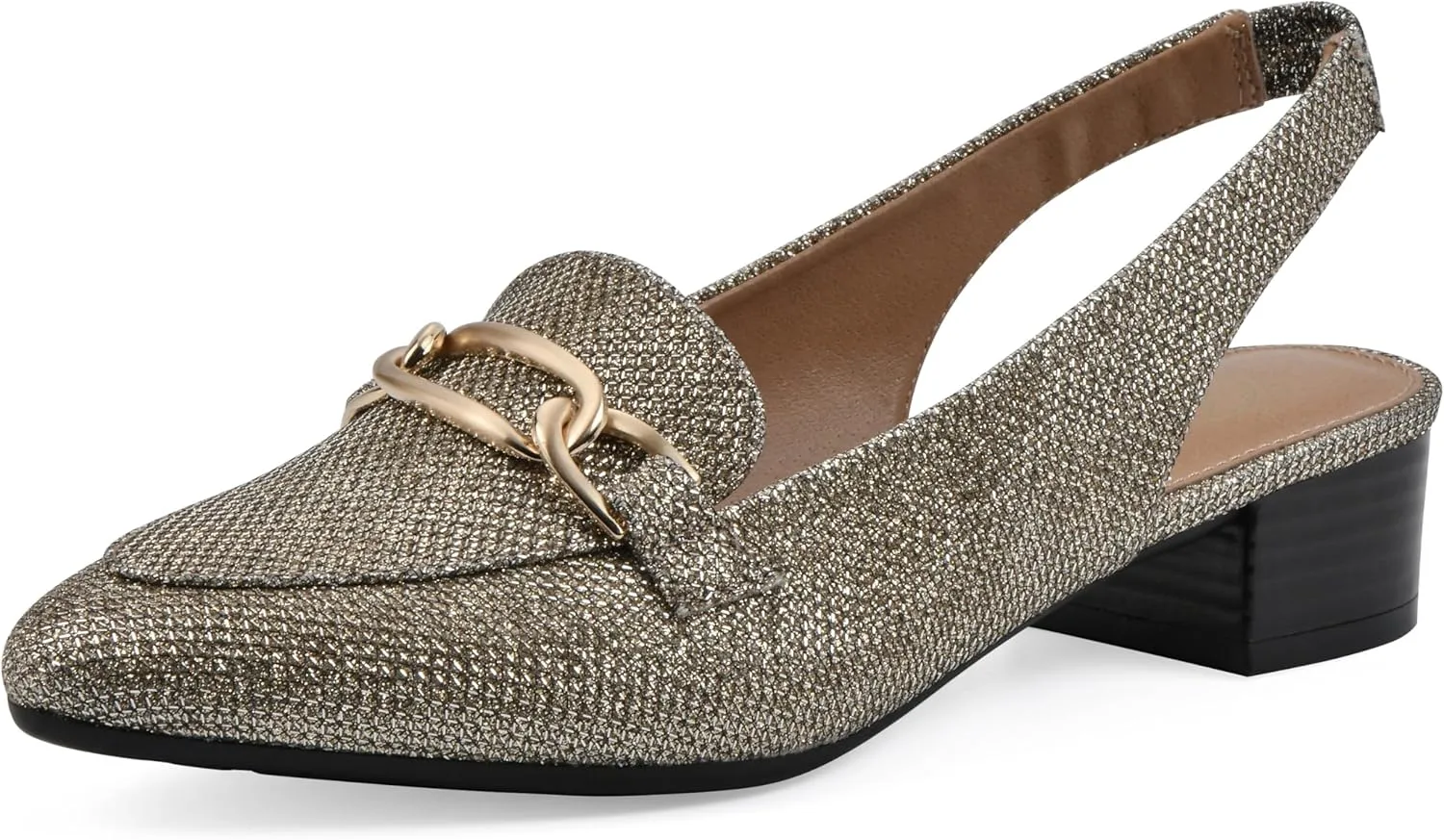 WHITE MOUNTAIN Women's Boreal Low Block Loafer Heel