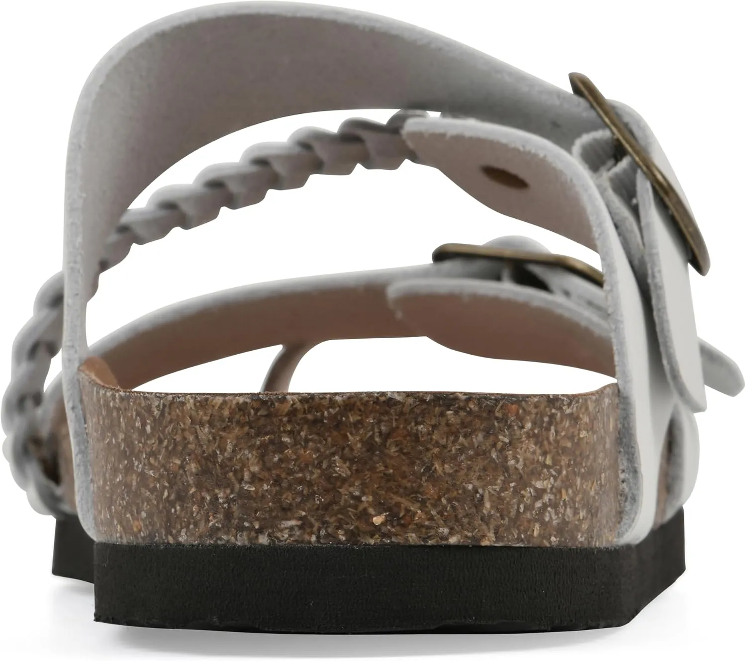 WHITE MOUNTAIN Women's Hammy Braided Signature Comfort-Molded Footbed Sandal
