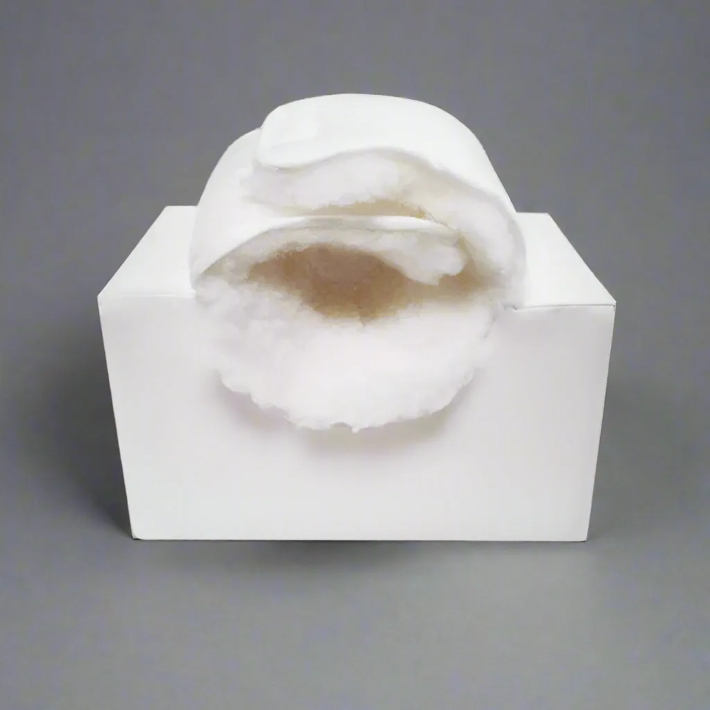Wipeable Heel Elevation Cushion with Flat Base