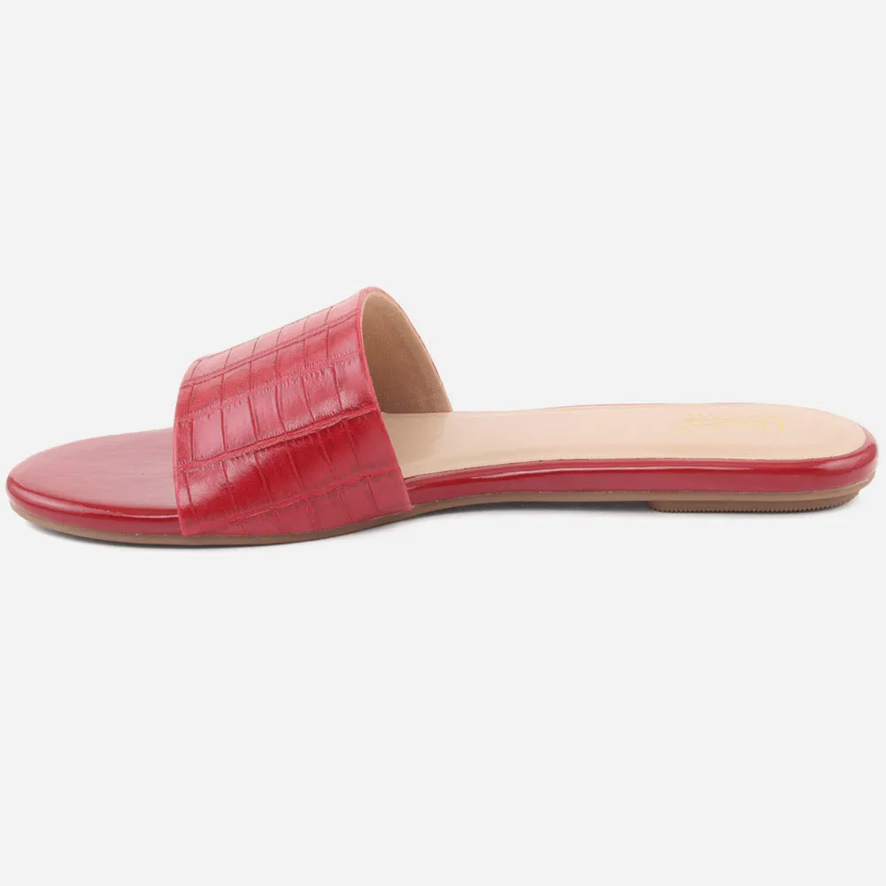 Women "LILY" Matt Slip On Slippers