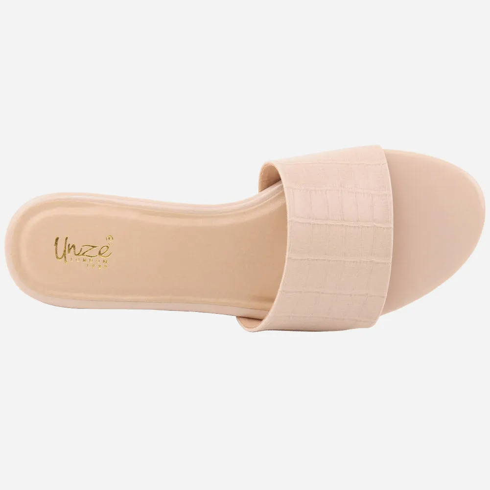 Women "LILY" Matt Slip On Slippers