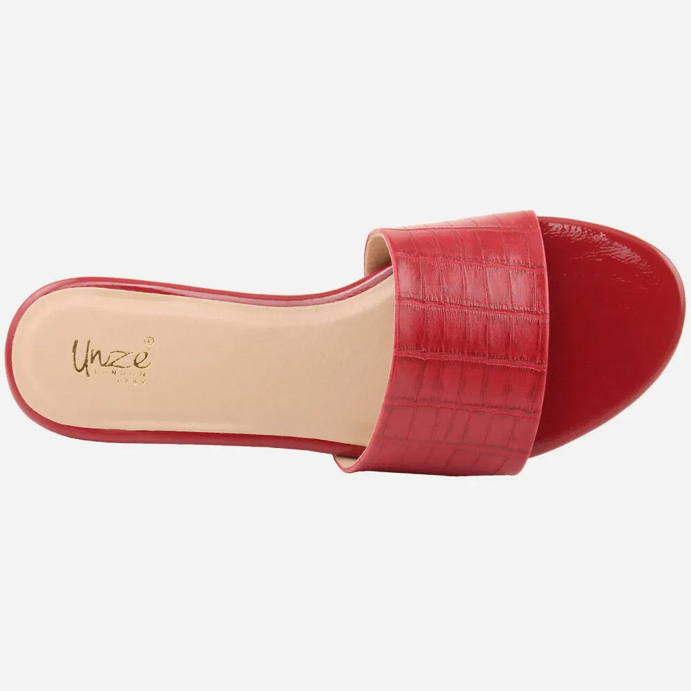 Women "LILY" Matt Slip On Slippers