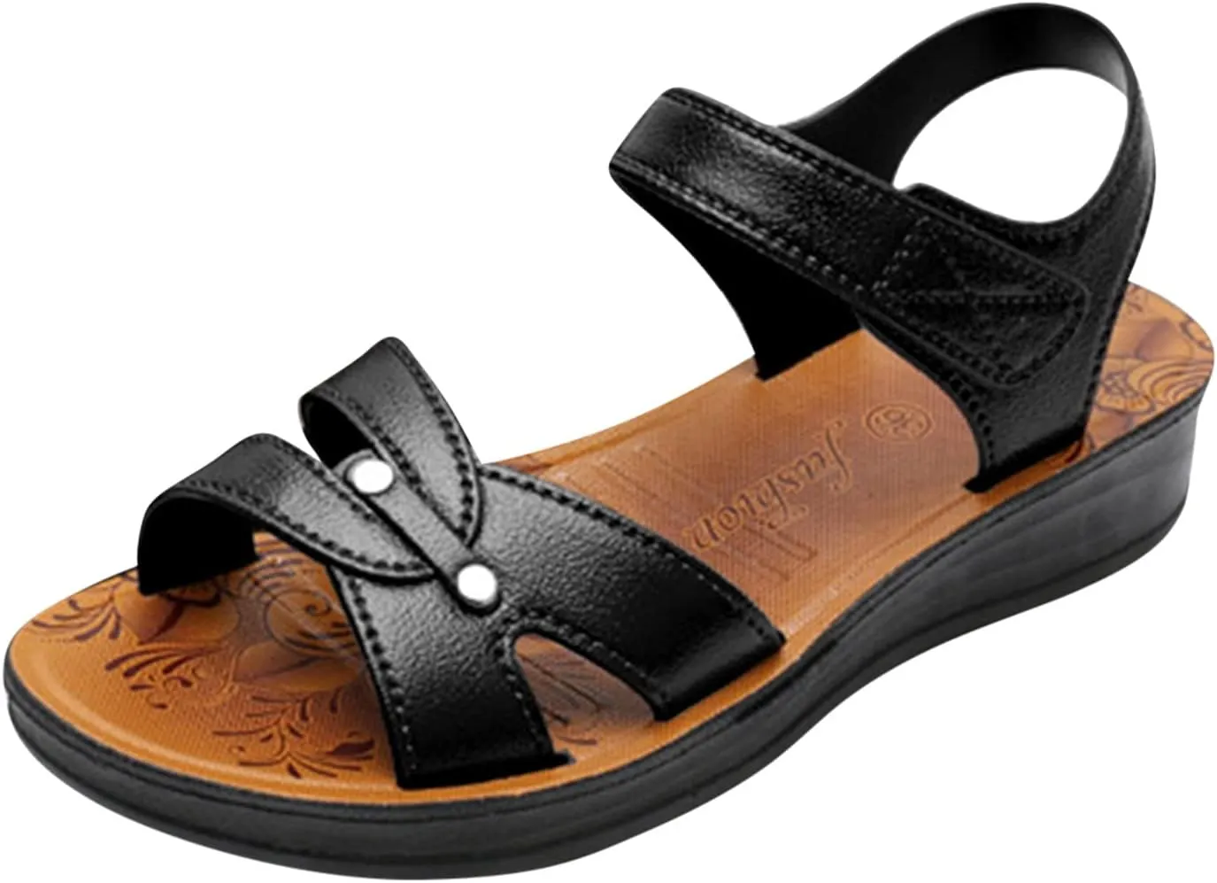 Women's Adjustable Strap Sport Sandals Mother's Day Gift Casual Open Toe Sandal Soft Comfort Walking Shoes Flat Sole