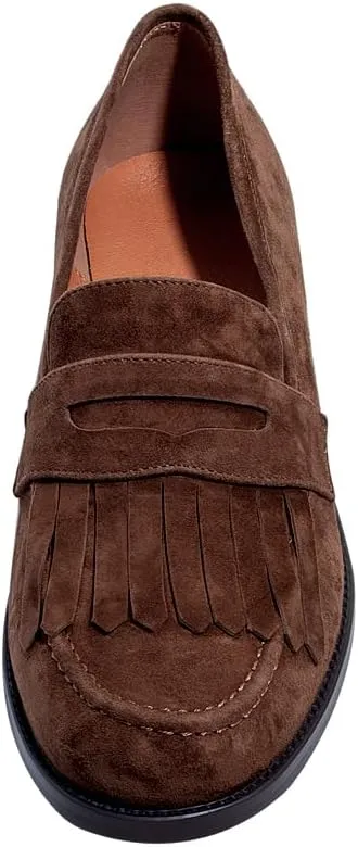 Women's Classic Flat Suede Tassel Loafer