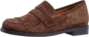 Women's Classic Flat Suede Tassel Loafer