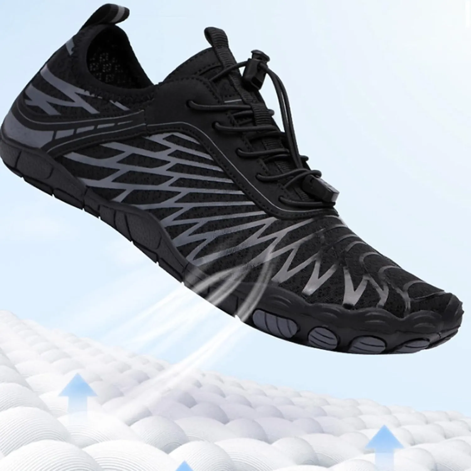 Womens Hiking Footwear Barefoot Pro Barefoot Shoes Quick-Dry Non-Slip Water Shoes for Women Men Sport Athletic Running Sneakers Walking Shoes for Pool Beach Surf Water Park Yoga