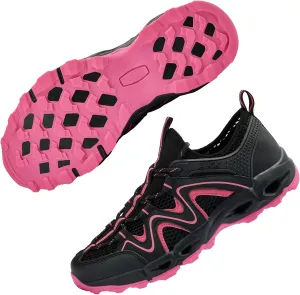 Womens Hiking Water Shoes - Multi-Purpose Quick Dry Sneakers Non Slip & Lightweight & Breathable for Outdoor Sport Travel Walking Tour Swim Beach