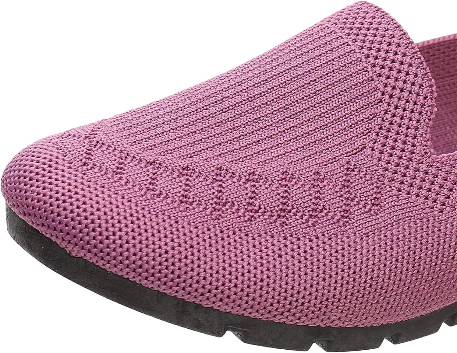 Womens Loafers Comfortable Dressy Arch Support Walking Shoes Breathable Knit Loafers Shoes Mesh Slip On Casual Shoes