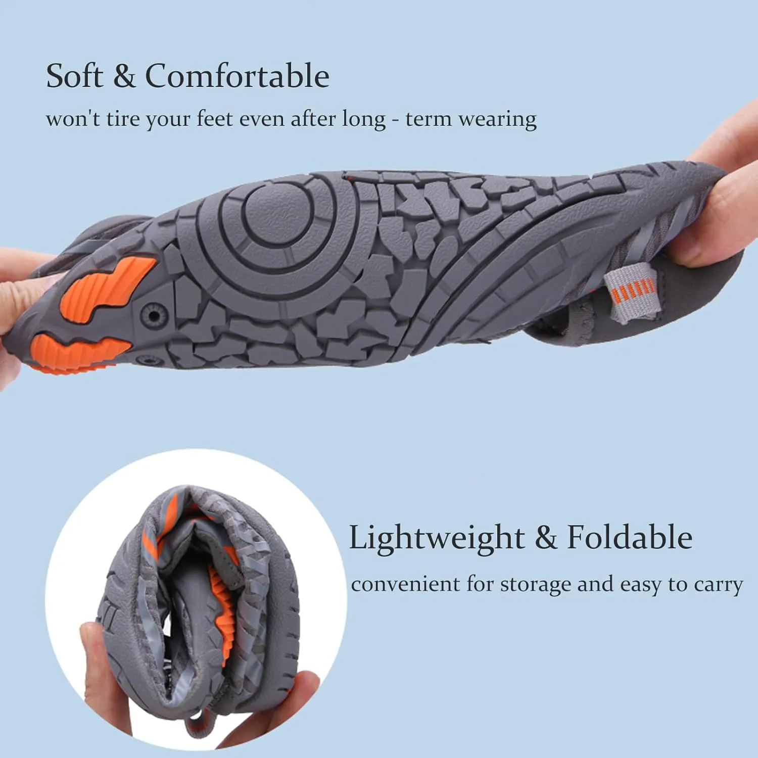 Women's Men's Hike Barefoot Shoes Wide Toe Box Water Shoes Quick Dry Swim Shoe Breathable & Non-Slip for Pool Beach Surf Walk Water Yoga