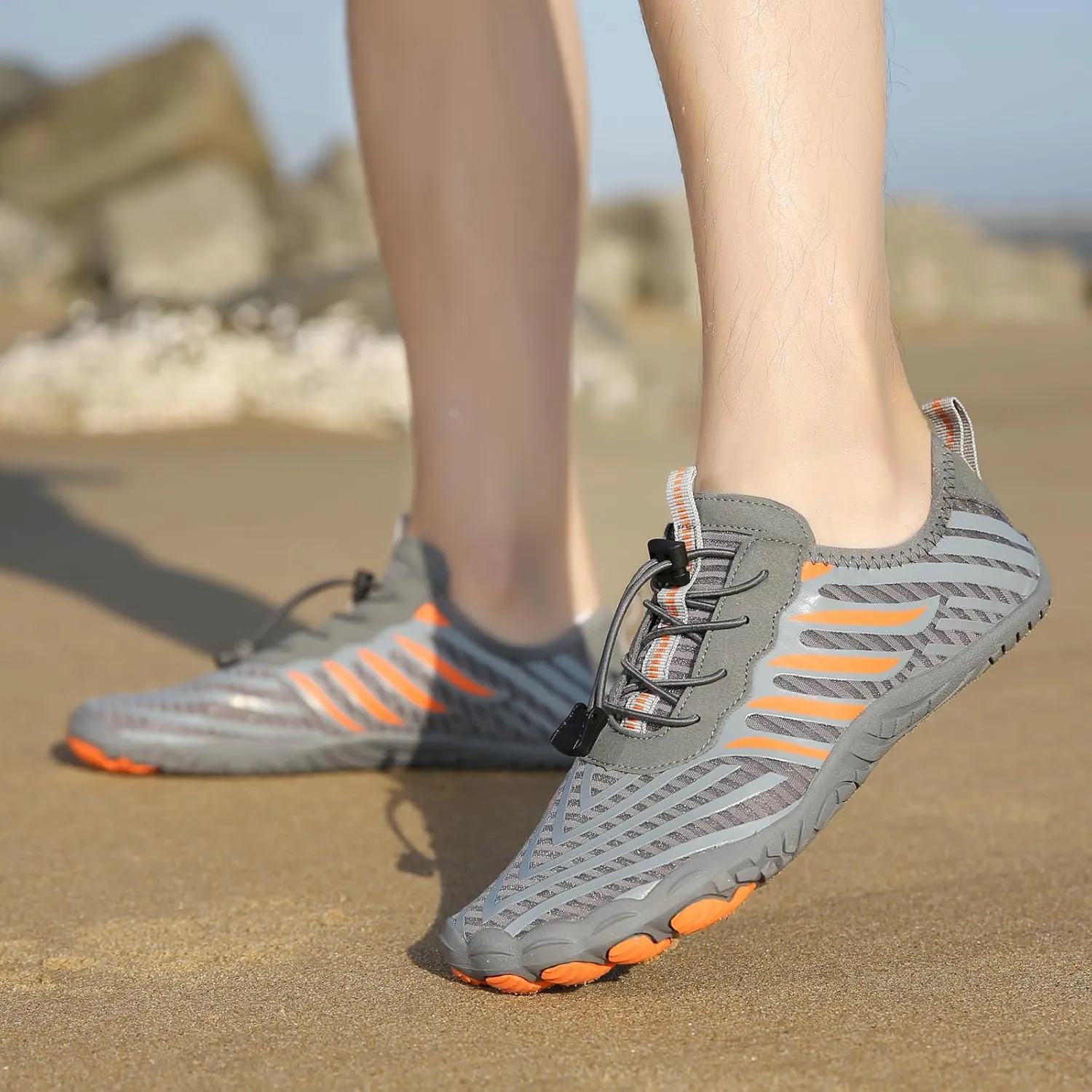 Women's Men's Hike Barefoot Shoes Wide Toe Box Water Shoes Quick Dry Swim Shoe Breathable & Non-Slip for Pool Beach Surf Walk Water Yoga
