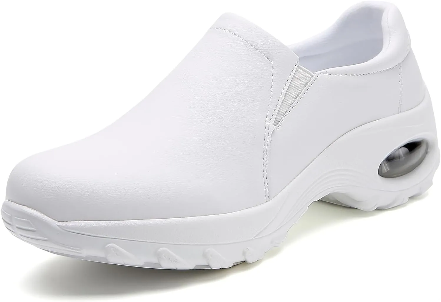 Women's Nursing Shoes Slip On Lightweight Slip Resistant Comfort Non Slip Waterproof Food Service Work Shoes