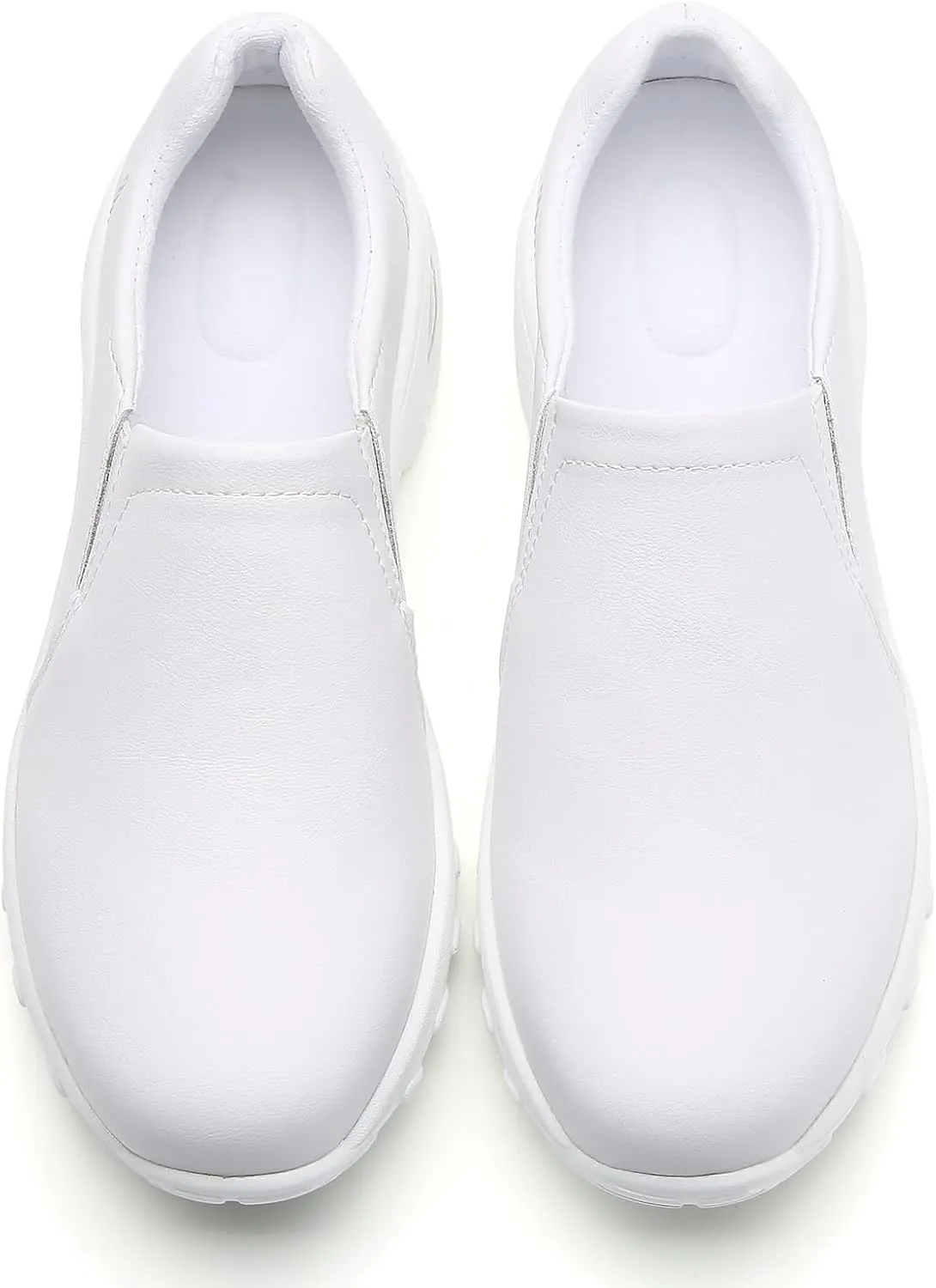 Women's Nursing Shoes Slip On Lightweight Slip Resistant Comfort Non Slip Waterproof Food Service Work Shoes