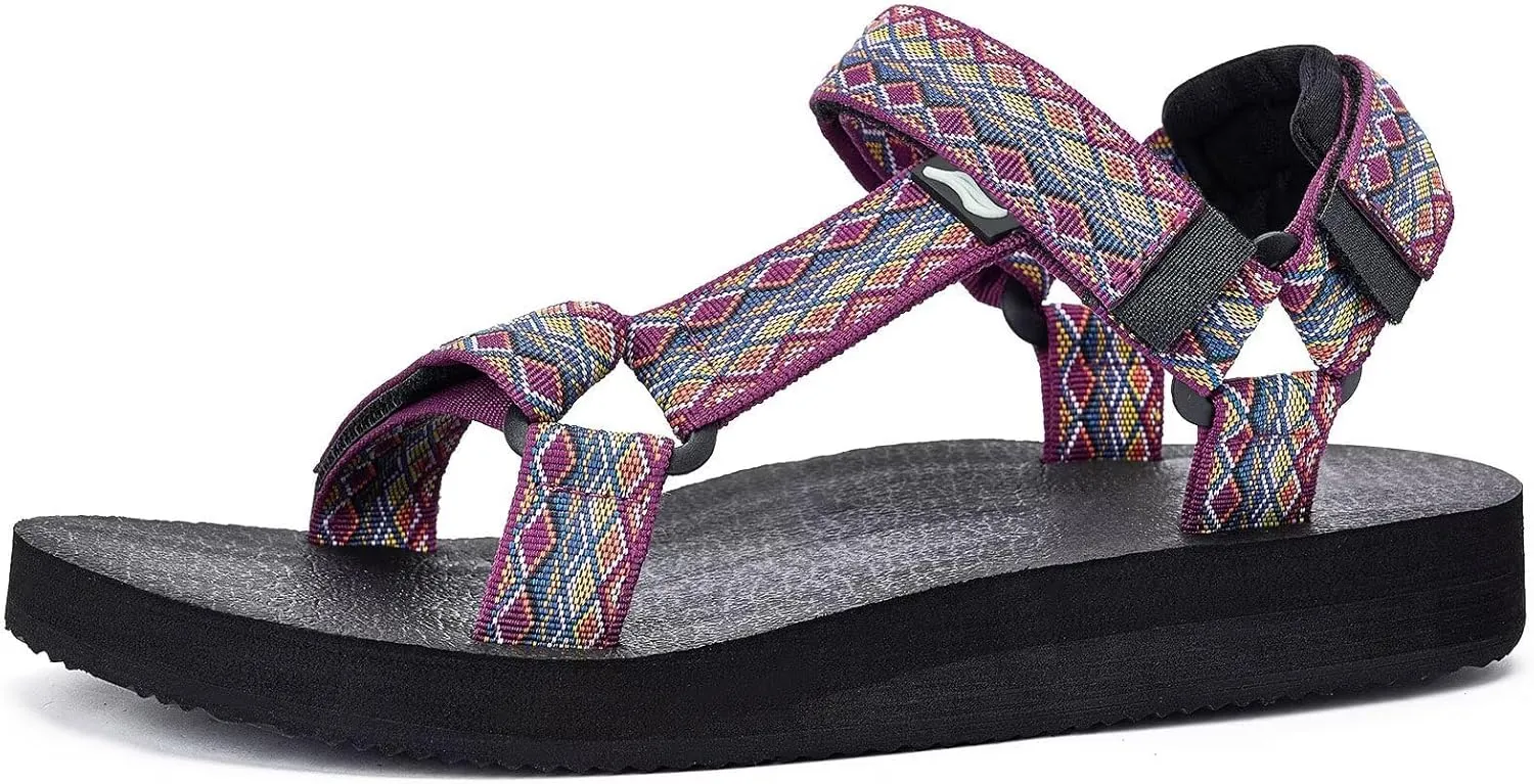 Women's Original Sport Sandals Hiking Sandals with Arch Support Yoga Mat Insole Light Weight Outdoor Water Shoes