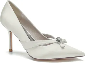 Women's Pointed Toe Pumps Stiletto High Heel Slip On Dress Party Wedding Shoes Prom Evening Party Court Shoes,3.35 in
