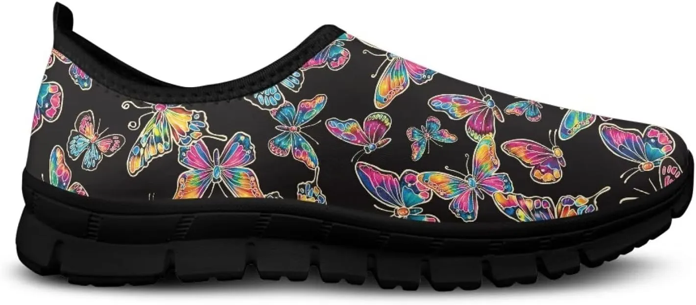 Womens Slip On Walking Shoes Non Slip Loafer Breathable Holiday Travel Shoe Lightweight Casual Low Top Sneakers SizeUS 5.5-11.5
