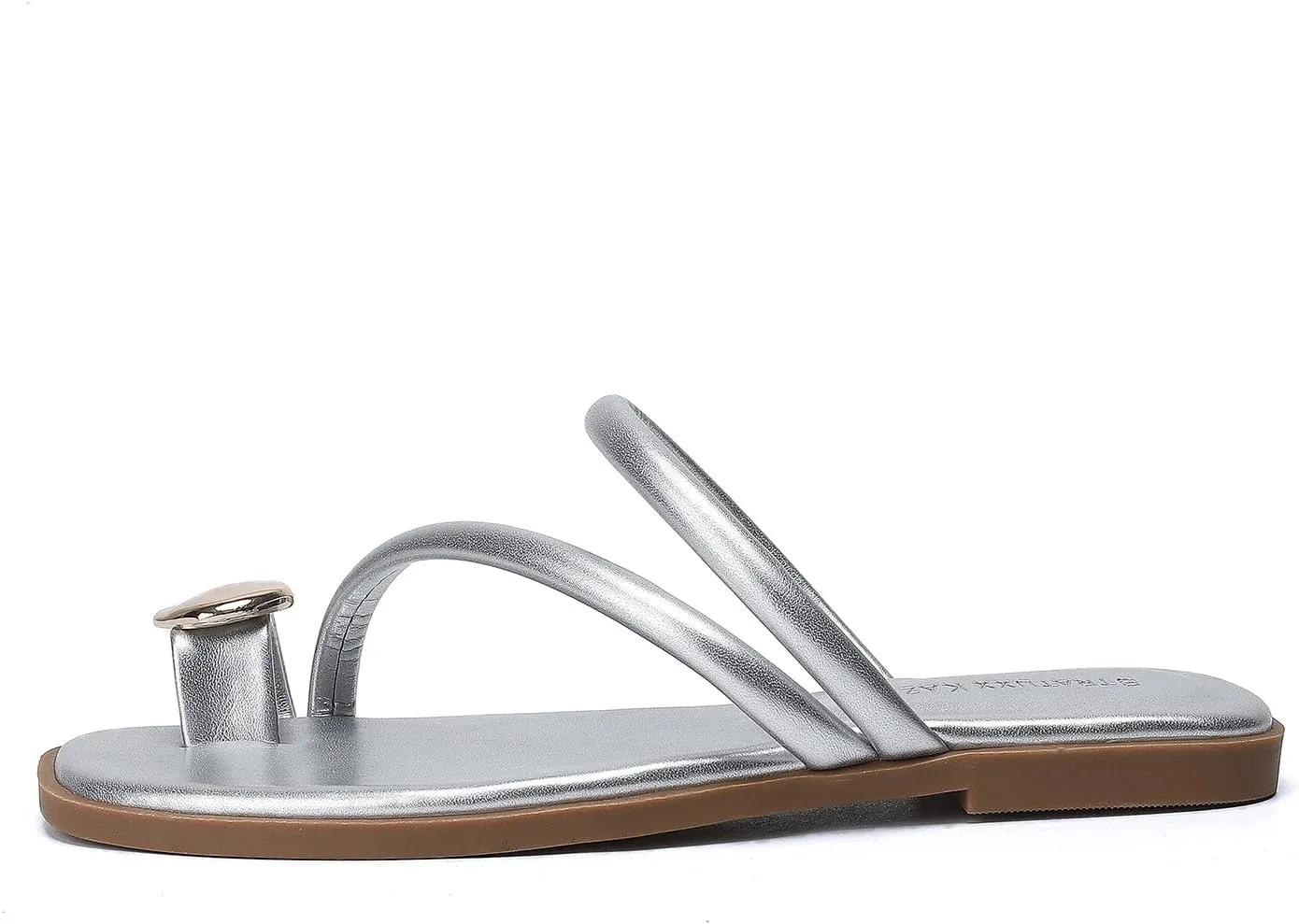 Women's Toe Ring Thong Sandals Open Toe Slide Flat Sandals Casual Summer Flip Flop Flat Sandals