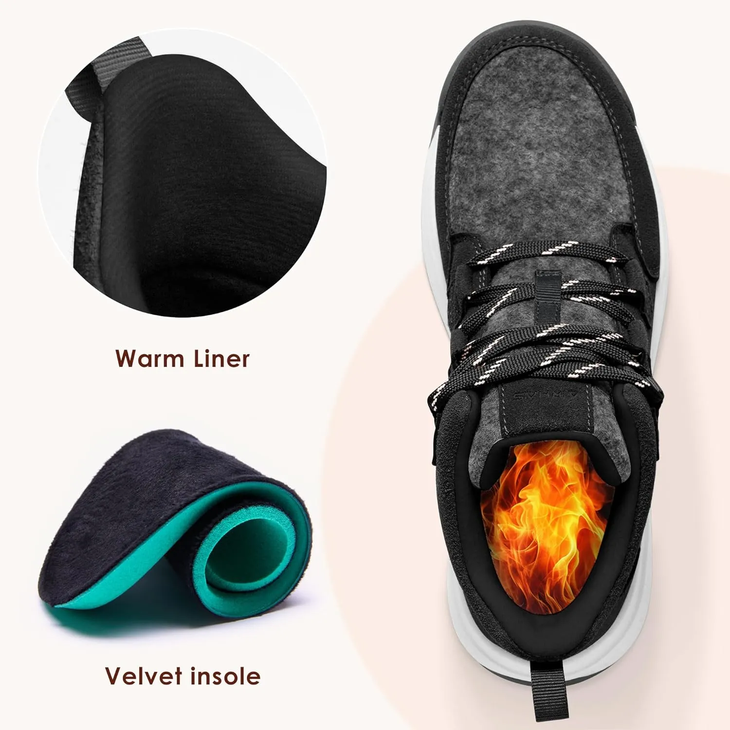 Women's Winter Warm Snow Boots for Women Comfortable Water-Resistant Womens Ankle Boots Fashion Booties