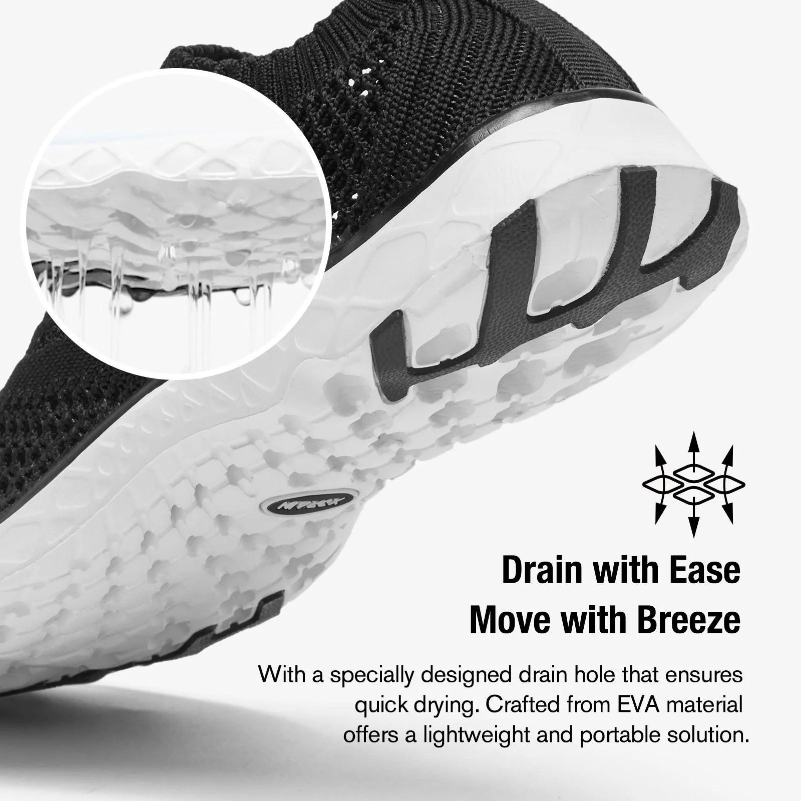 Xdrain Classic Knit - Kids Slip On Water Shoes