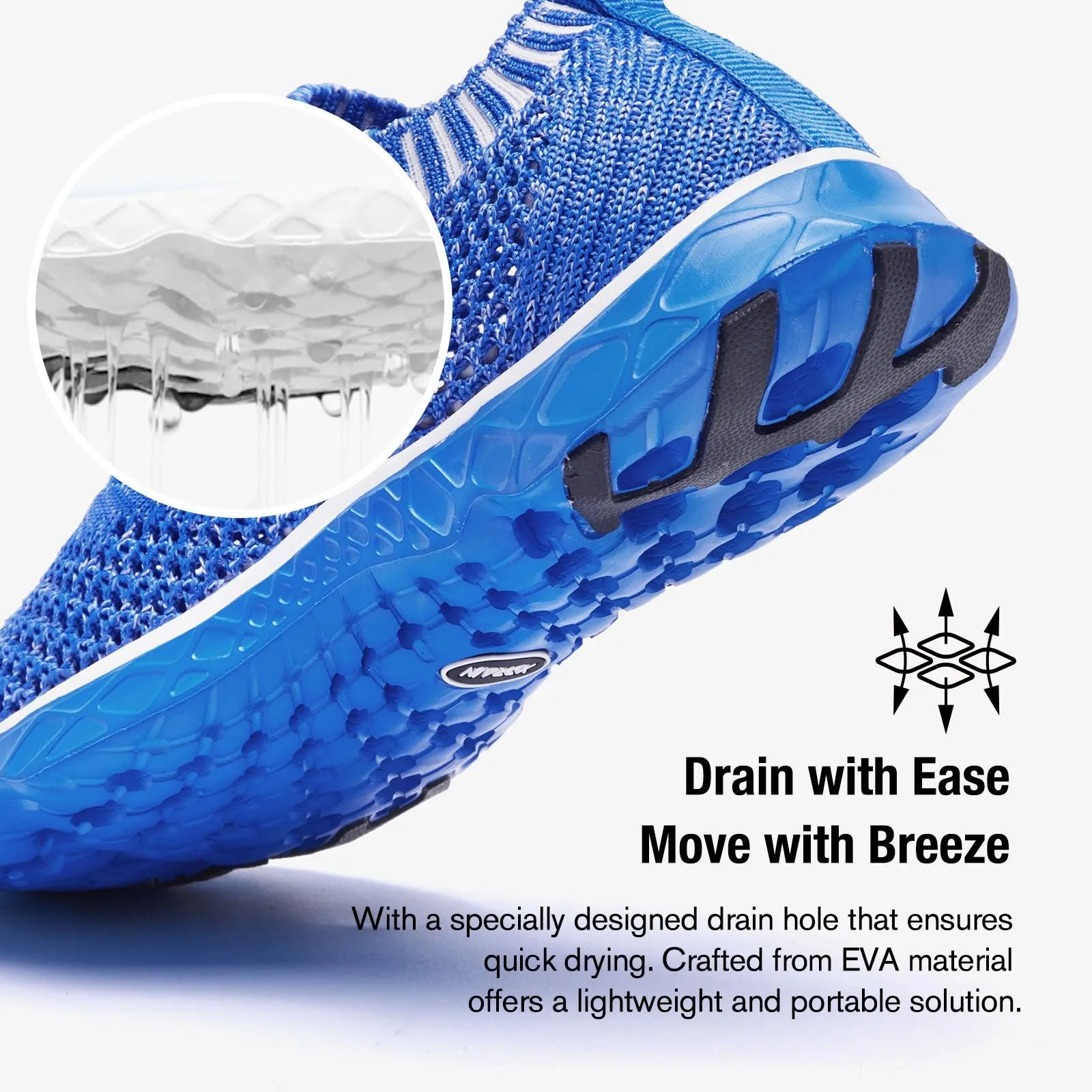 Xdrain Classic Knit - Kids Slip On Water Shoes