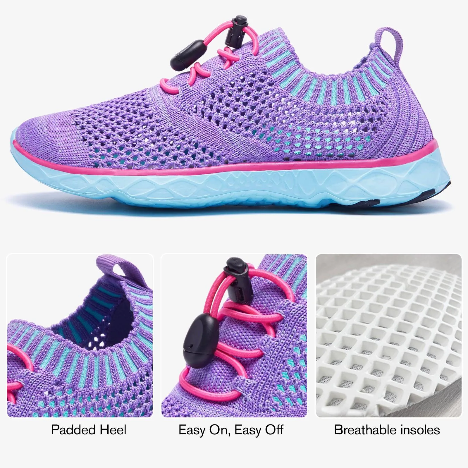 Xdrain Classic Knit - Kids Slip On Water Shoes