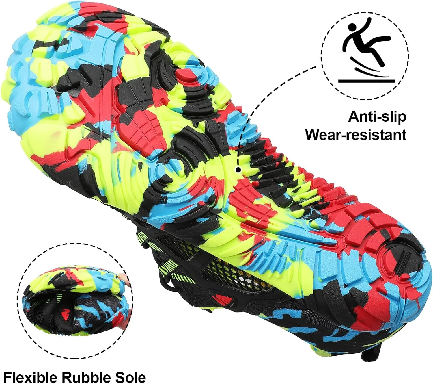 XIHALOOK Athletic Hiking Water Shoes Womens Mens Quick Dry Barefoot for Beach Walking Kayaking Surfing Training