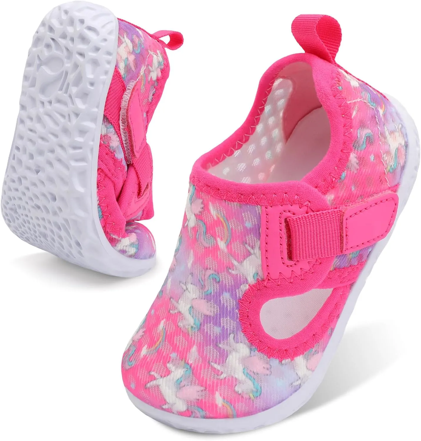 XIHALOOK Toddler Water Shoes for Boys Girls Kids Quick Dry Aqua Skin Barefoot for Beach Swim Pool River