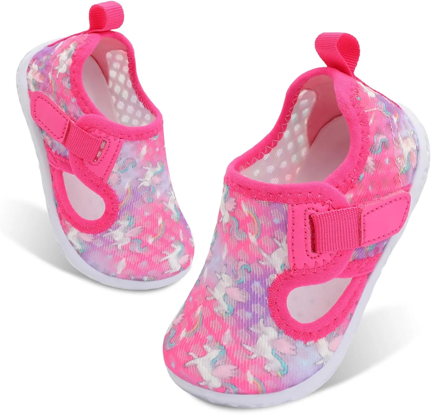 XIHALOOK Toddler Water Shoes for Boys Girls Kids Quick Dry Aqua Skin Barefoot for Beach Swim Pool River