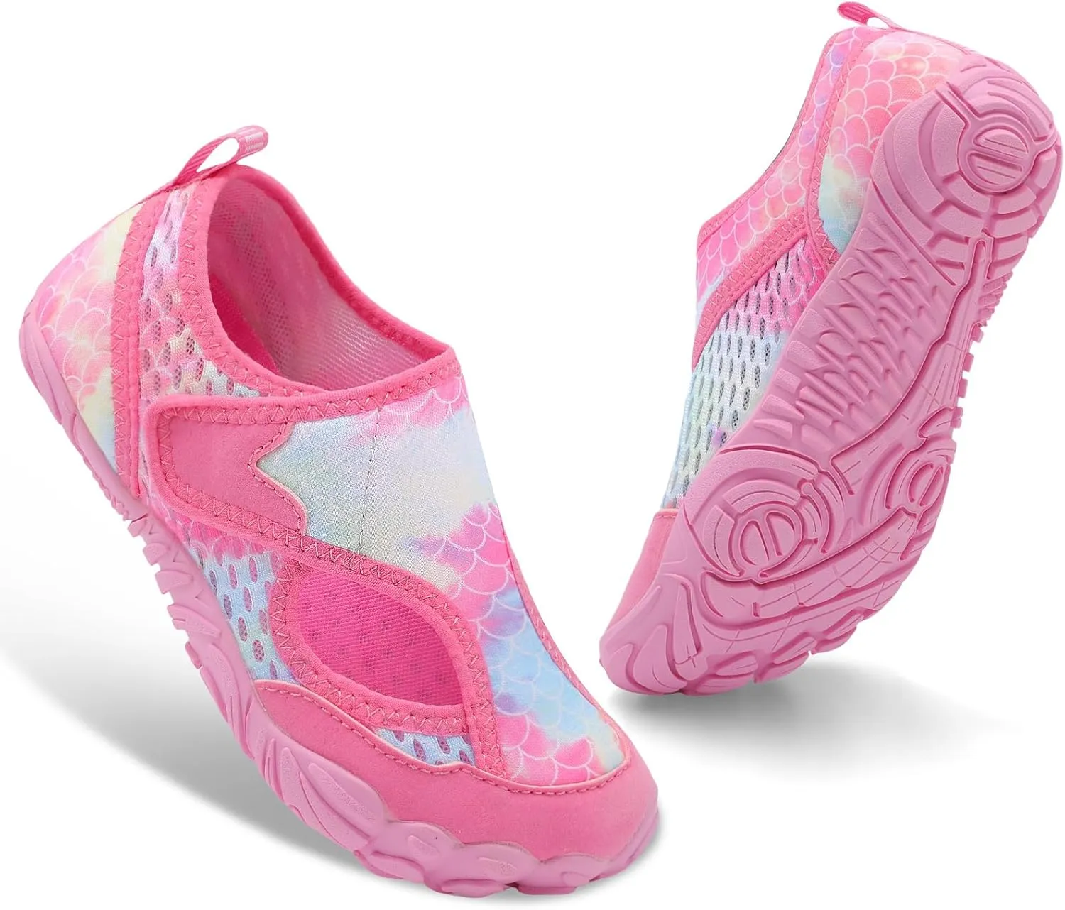 XIHALOOK Water Shoes for Kids Boys Girls Wide Toe Barefoot Quick Dry for Beach Swim Pool Surf Aqua Sports