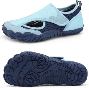 XIHALOOK Water Shoes for Kids Boys Girls Wide Toe Barefoot Quick Dry for Beach Swim Pool Surf Aqua Sports
