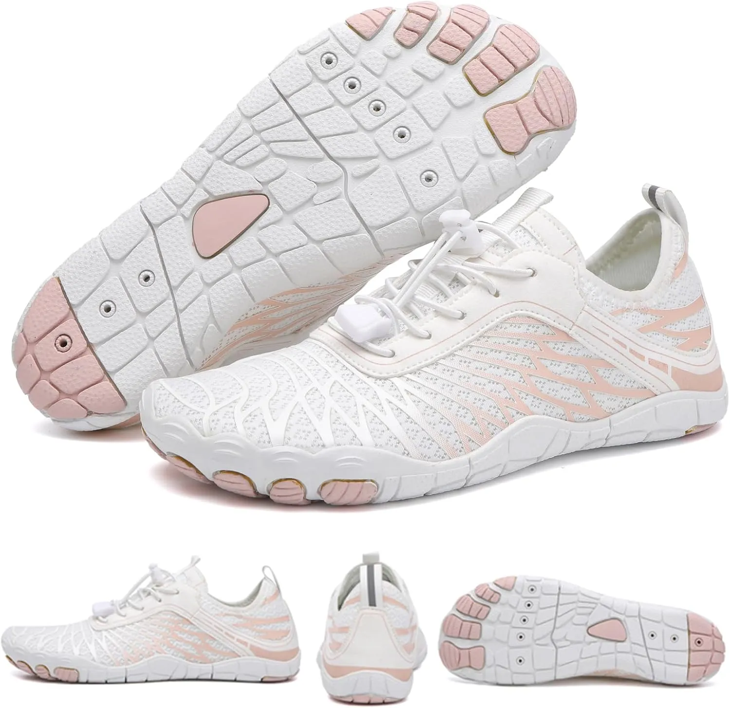XNIRON Hike Barefoot Shoes for Womens Men,Quick Dry Water Shoes,Beach Pool Aqua Swim Surf Hiking Walking Shoes,Non-Slip Athletic Footwear Wide Toe Water Shoes