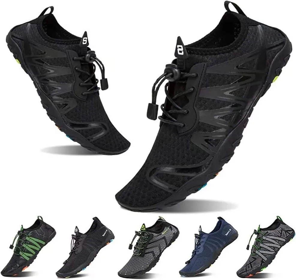 YALOX Water Shoes Men's Women's Swim Shoes Outdoor Beach Barefoot Quick-Dry Aqua Pool Socks Swimming Yoga Surfing Exercise