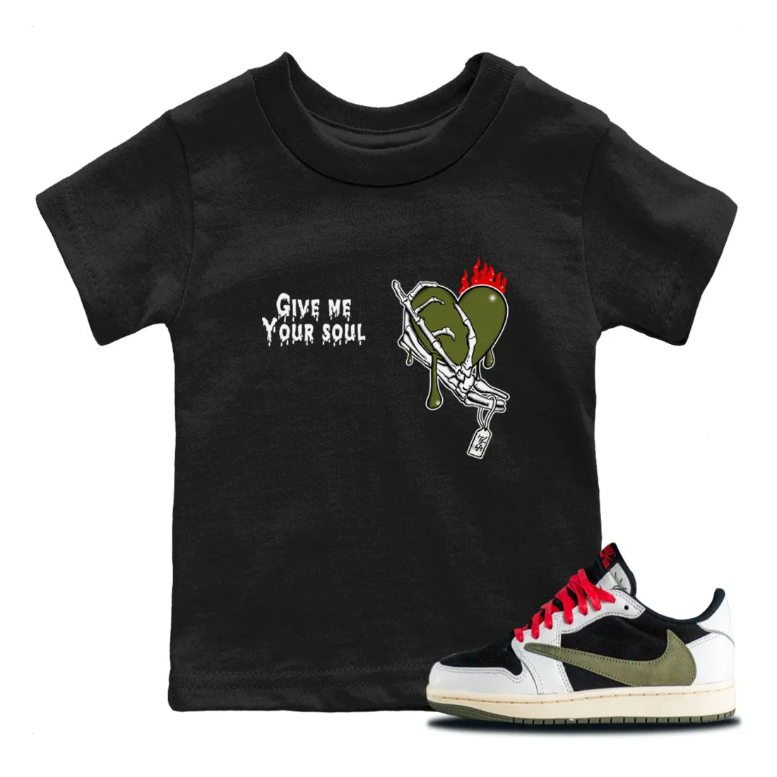 Your SNRT Jordan Air Exclusive choices Sneaker 1 - Olive Prompt response Me Tees Give Kids Scott Travis Soul