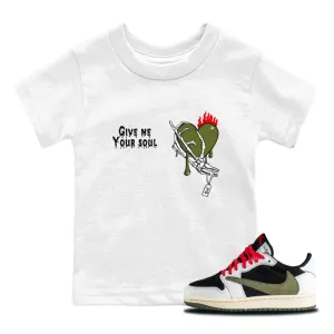Your SNRT Jordan Air Exclusive choices Sneaker 1 - Olive Prompt response Me Tees Give Kids Scott Travis Soul