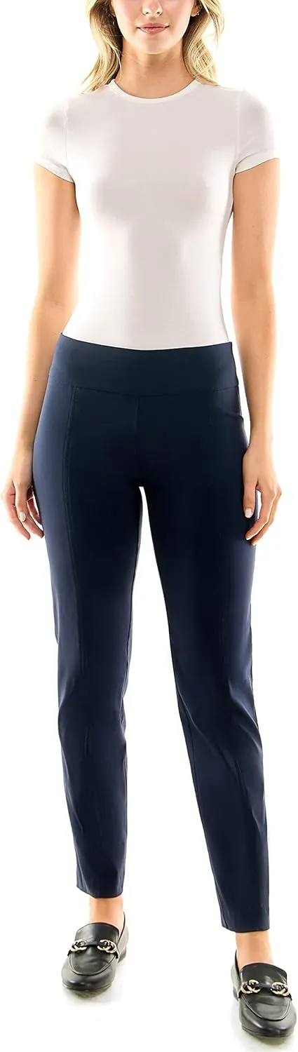 Zac & Rachel Women's Millennium Fabric - Slim Leg Pull-On Pant