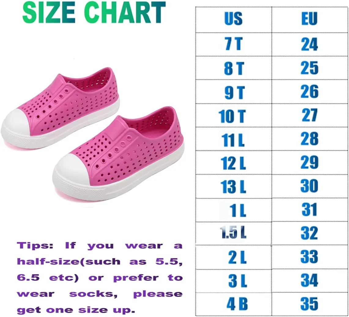 ziitop Kids Toddler Water Shoes for Boys Girls Baby Sandals Sneakers Beach Garden Swim, Anti-Slip Breathable Quick Dry Lightweight Slip-on (Toddler/Little Kid/Big Kid)